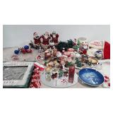 Holiday decor, hat, ornaments,  figurines,