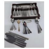 Flatware, mostly stainless