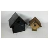 Bird houses, large wooden black house 7x7x10,