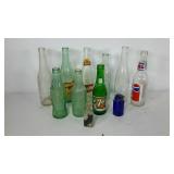 Bottle collection, Pepsi, 7 UP, Royal Crown,