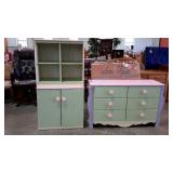 Youth pastel 4 piece Ashley Furniture set, two