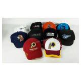 Sports and advertising caps, football, baseball