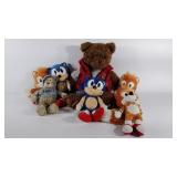 Plush toys, big loves bear does have holes in it