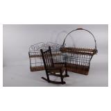 Hangable shelf, magazine holder, and miniature