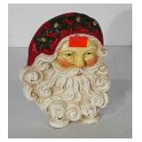 Cast iron Santa Claus door stop, 8"