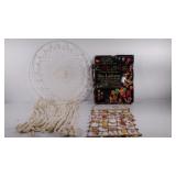 Dream catcher, sea shell decor, sky lantern