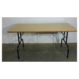 Wooden folding table, 30 x 60