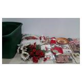Holiday decor, Christmas apron, pillow,