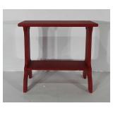 Painted wooden stand, has some paint chipping,