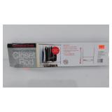 Double Hand Closet Rod, adjustable