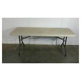 6 foot commercial folding table, Lifetime brand,