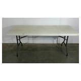 6 foot commercial folding table, Lifetime brand,