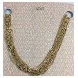ViVI Gold Rush Long Necklace New with Tag $40