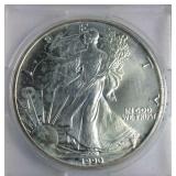 1990 1 Ounce .999 American Silver Eagle