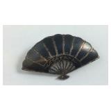 Sterling Silver Fan Pin