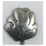 Large Sterling Silver Vegetable Pendant