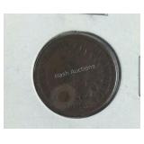 1866 Indian Head Penny Semi Key Date