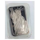 .999 1 Ounce Statue of Liberty Bar