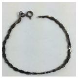 Sterling Silver 7 inch Twist Bracelet