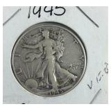 1945 Walking Liberty Half Dollar