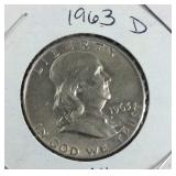 193 D Franklin Half Dollar