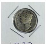 1937 Mercury Dime