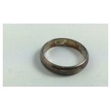Sterling Silver Wedding Band Size 10