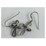 Sterling Silver Cross Earrings