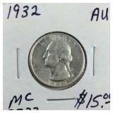 1932 Washington Quarter Dollar