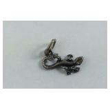 Sterling Silver Lizard Charm