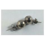 Sterling Silver Ball Earrings