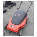 Lawn hog electric push mower with 19" cut not