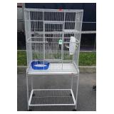 Two pc bird cage 64" tall
