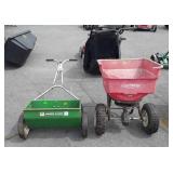 Green n gro spreader and earthway spreader that