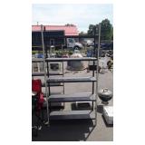 Metal shelving unit 66" tall