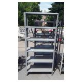 Metal shelving unit 66" tall