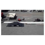 Group lot, includes 10 foot section of gutter,