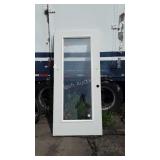 36" single glass door