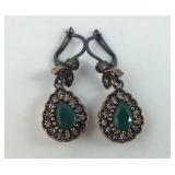 Deco 8.00ctw Ruby, emerald, and white sapphire