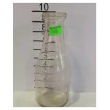 Milk Bottle. J. H. Fisher Meadow Mills Va. Quart