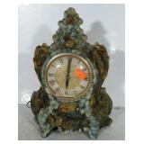 Electric clock. LANDMINE movement. Poured resin