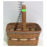 Basket. 19th Century Brand Hand Woven Splint