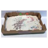 Vintage Linens. Group Collection of misc table