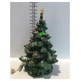 Ceramic electric Christmas Tree. Table top