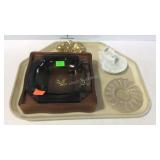 Ashtrays Collection. 4 trays total, bigger one is