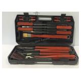 BBQ tools set with storage case