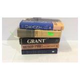 5 Hardback books - "Grant, A Biography","Jubal,