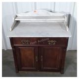 Marble Top Washstand the base leg set has been