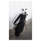 Jones Sports Golf Bag with misc Clubs, Intrepid,