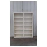 Painted Double Wall Unit Bookcase, real wood made